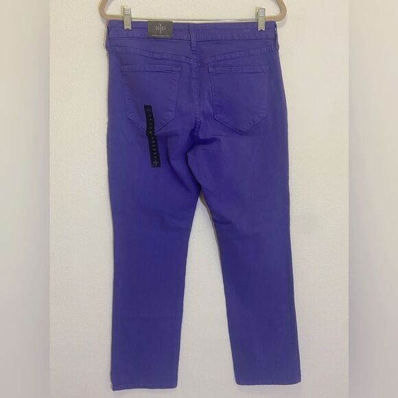 NYDJ - Purple Lift Tuck Technology Straight Leg Jeans - size 16P / 33P NWT - Picture 2 of 8